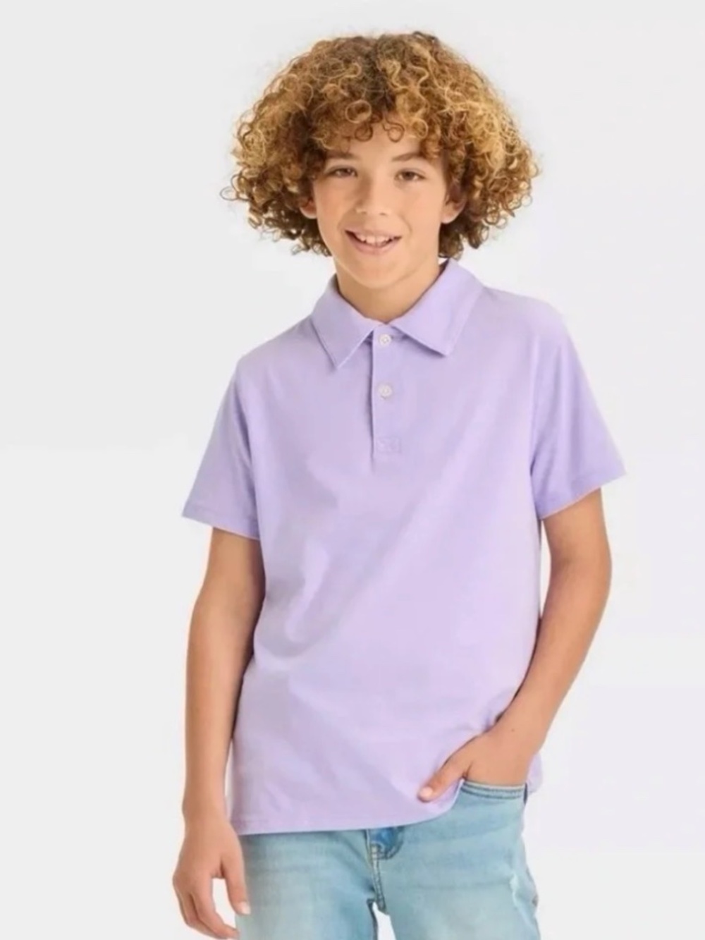 CAT & JACK SHORT SLEEVE POLO SHIRT - NWT